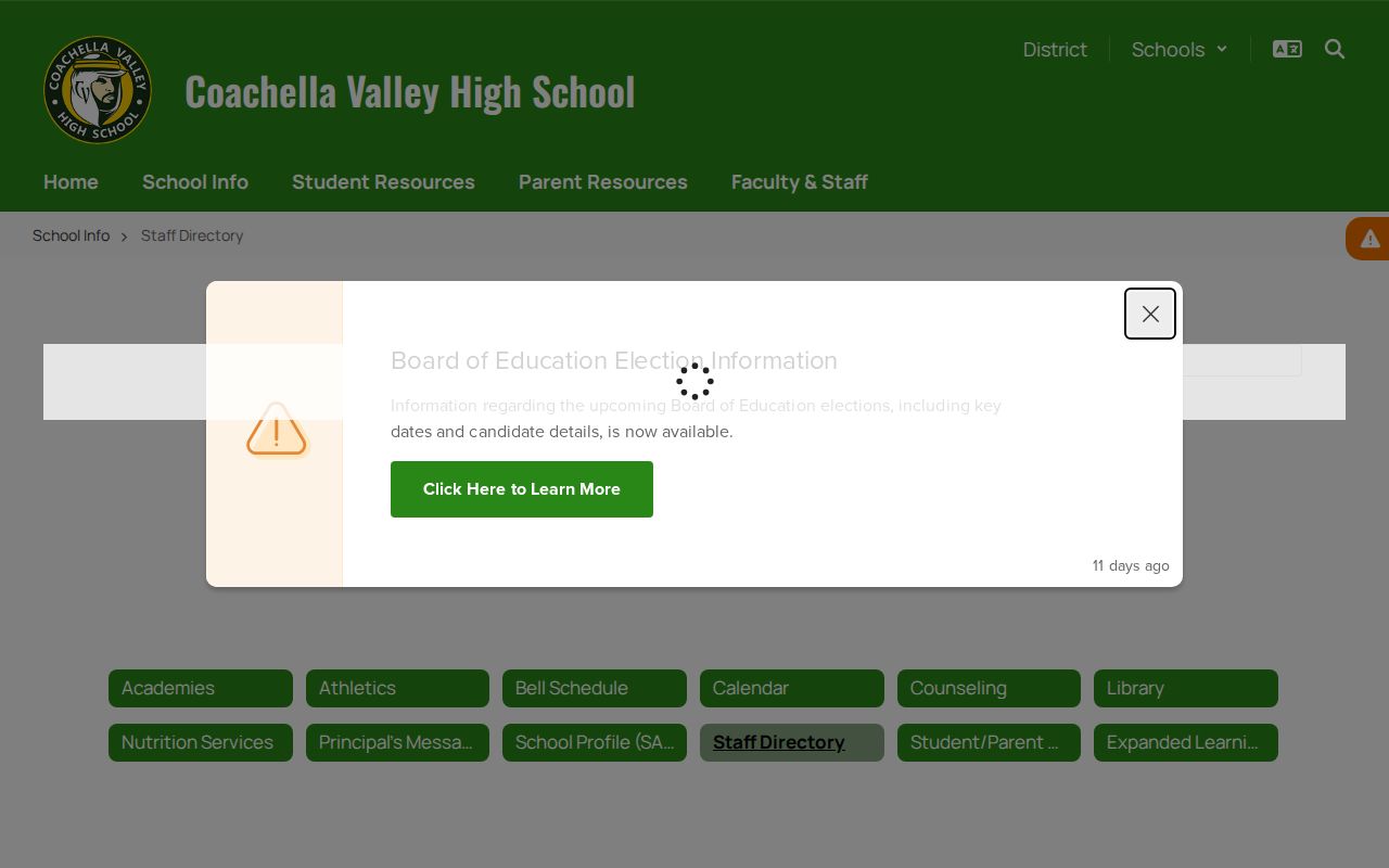 Coachella people directories city directory page